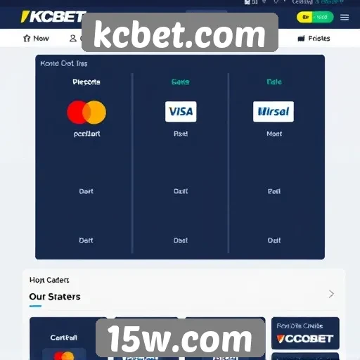 Métodos de pagamento no kcbet.com são variados